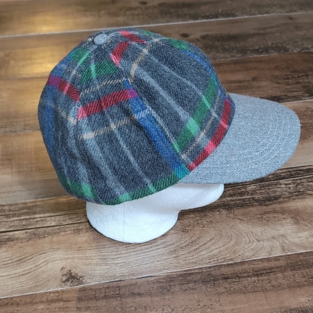 Vintage Plaid Trapper Hat Ear Flaps Size XL Made In The USA